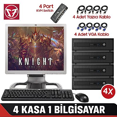 Knight Online 4'LÜ SET i7 4.Nesil 8 RAM 128SSD KVMLİ FARM PAKET - 1
