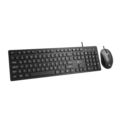 Lecoo CM102 USB Kablolu Türkçe Q Klavye & Mouse Set Siyah - 2