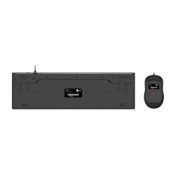 Lecoo CM102 USB Kablolu Türkçe Q Klavye & Mouse Set Siyah - LECOO (3)