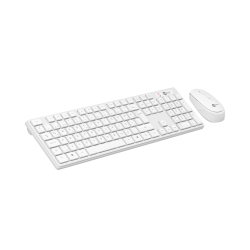 Lecoo KM2001 Kablosuz Türkçe Q Klavye & Mouse Set Beyaz - LECOO (1)
