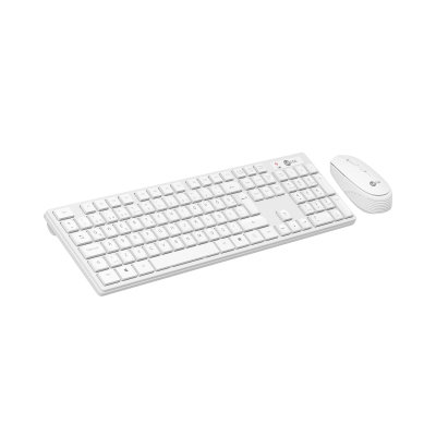 Lecoo KM2001 Kablosuz Türkçe Q Klavye & Mouse Set Beyaz - 2