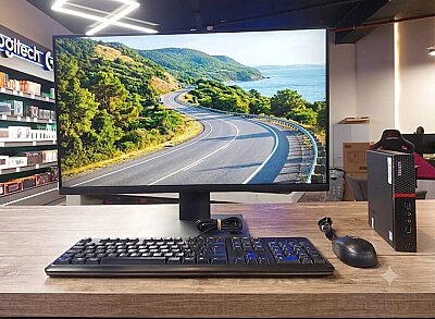 LENOVO M920s i5 9.Nesil 16GB Ram 256 GB M.2 Nvme DP/VGA WİN10 Pro Masaüstü Bilgisayar ( 2.EL MİNİ PC )+27