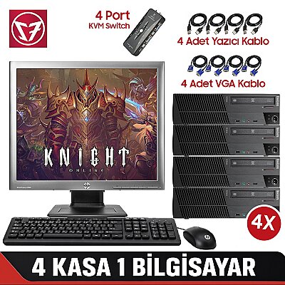 LENOVO M93P İ5 4.Nesil 8 GB DDR3 RAM 128 GB SSD DP/VGA Masaüstü Bilgisayar (Yatay kasa 2.EL) - 1