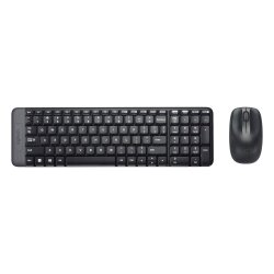 Logitech MK220 USB Kablosuz Siyah Standart Standart 920-003163 Q Klavye ve Mouse Set - 1