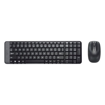 Logitech MK220 USB Kablosuz Siyah Standart Standart 920-003163 Q Klavye ve Mouse Set - 1