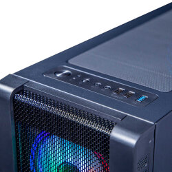 Master Yi 4x ARgb Kumandalı USB 3.0 400W ATX Mesh Panel Gaming Bilgisayar Kasası Outlet - 5