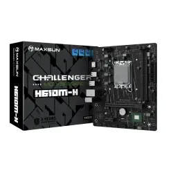 Maxsun Challenger H610M-H LGA1700 DDR4 3200Mhz M.2 HDMI mAtx Intel Anakart - 1