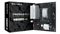 Maxsun Challenger H810M-K LGA1851 DDR5 6400Mhz M.2 HDMI mAtx Intel Anakart - 1