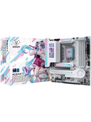 Maxsun iCraft B860M Cross PRO WIFI LGA1851 DDR5 8000Mhz M.2 HDMI mAtx Intel Anakart Beyaz - 1