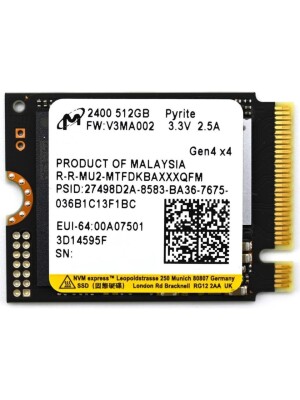 Micron 2000 Series 512GB 2230 NVMe M.2 SSD (Bulk) - 1