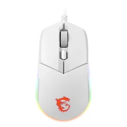MSI Clutch GM11 White RGB Kablolu Gaming Mouse - 2