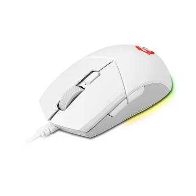 MSI Clutch GM11 White RGB Kablolu Gaming Mouse - 3