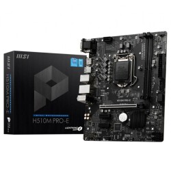 Msi H510M PRO-E Sata Ddr4 3200MHz Usb 3.2 Vga Hdmi Ses G.Lan 1200P Anakart - 1