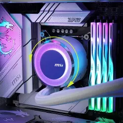 MSI MAG CoreLiquid E240 White ARGB Beyaz Intel-AMD Uyumlu Sıvı Soğutucu - 2