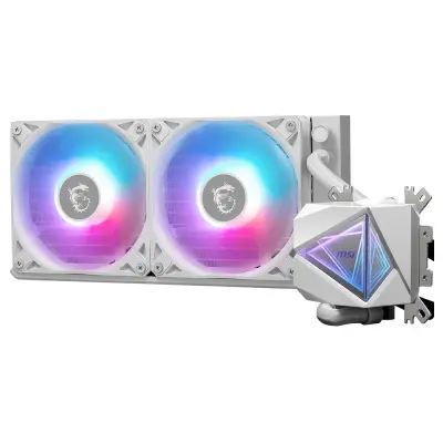 MSI MAG CoreLiquid I240 White ARGB Beyaz Intel-AMD Uyumlu Sıvı Soğutucu - 1