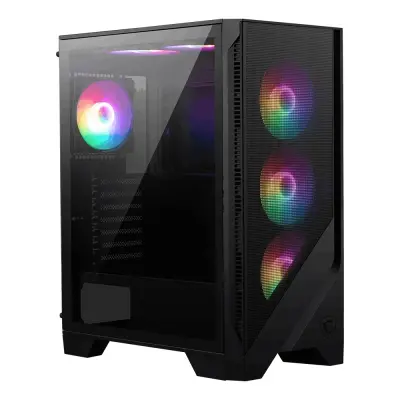 MSI MAG Forge 120A Airflow Temperli Cam Rainbow RGB ATX Mid Tower Kasa - 1