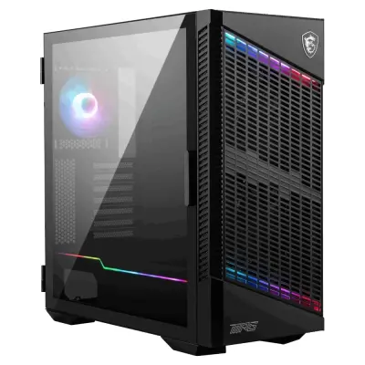 MSI MPG Velox 100P Airflow Temperli Cam RGB ATX Mid Tower Kasa - 2