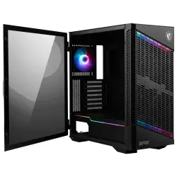 MSI MPG Velox 100P Airflow Temperli Cam RGB ATX Mid Tower Kasa - 4