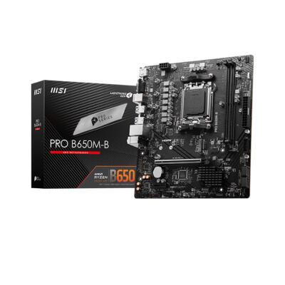 MSI PRO B650M-B AMD AM5 DDR5 6800MHz (OC) HDMI VGA M.2 Micro ATX Anakart - 1