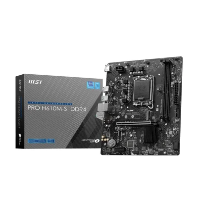 MSI PRO H610M-S DDR4 3200MHz (OC) M.2 1700p mATX Anakart - 1