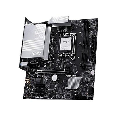 MSI PRO H810M-B 6400MHzOC DDR5 Soket 1851 M.2 HDMIDP USB-C mATX Anakart - 3