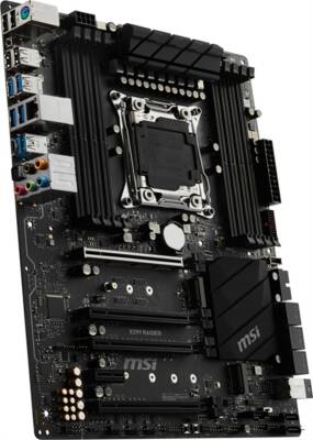Msi X299 Raider Sata.M2 Ddr4 4266MHz Usb 3.1 Ses G.Lan soket 2066 x serisi Anakart - 1