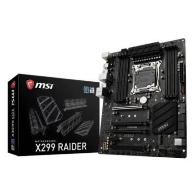 Msi X299 Raider Sata.M2 Ddr4 4266MHz Usb 3.1 Ses G.Lan soket 2066 x serisi Anakart - 4