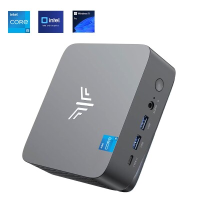 Nipogi AD16 Intel Core i5 12450 16GB DDR4 512GB NVMe SSD 4*USB3.0 Wifi6/BT 5.2 WIN11 PRO Mini PC - 1