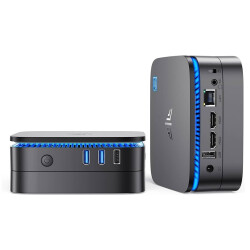 NiPoGi AK1PLUS N100 Intel Alder Lake 12.Nesil N100 16GB 512GB NVMe HDMI/WiFi6/BT-5.2 WIN11 Mini PC - 2