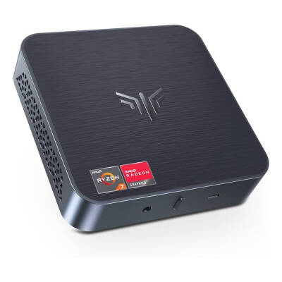 NiPoGi AM02 AMD Ryzen 7 3750H Vega 16GB 512GB NVMe SSD DP/HDMI/Wi-Fi/BT WIN11 Mini PC - 1