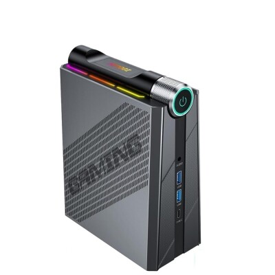 NiPoGi AM08-1 PRO Ryzen 7 8845HS PRO Al 64GB DDR5 1,5 TB NVMe WiFi6 BT 5.2 W11 Yapay Zekalı Mini PC - 1
