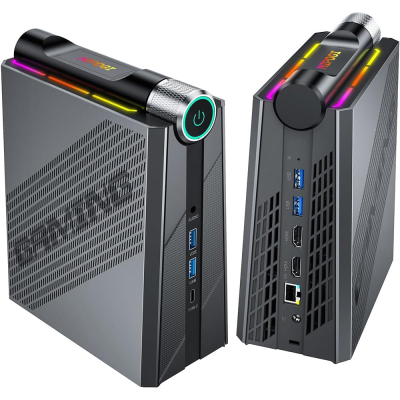 NiPoGi AM08 PRO Ryzen 7 8845HS PRO Al 16GB DDR5 512GB SSD WiFi6/BT 5.2 WIN11 Yapay Zekalı Mini PC - 2