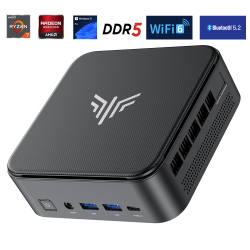 NiPoGi E3B Corporate AMD Ryzen 7 6800H 32GB DDR5 512GB SSD DP Type-C Wi-Fi 6 BT 5.2 W11 Mini PC - Turbox