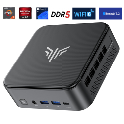 NiPoGi E3B Nova AMD Ryzen 7 6800H 32GB DDR5 1TB NVMe DP Type-C Wi-Fi 6 BT 5.2 W11 Mini PC - Turbox