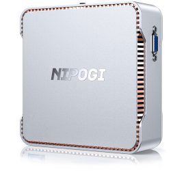 NiPoGi GK3 PLUS N150 Intel Alder Lake 12.Nesil 16GB DDR4 512GB NVMe WiFi/BT WIN11 PRO Mini PC - 3