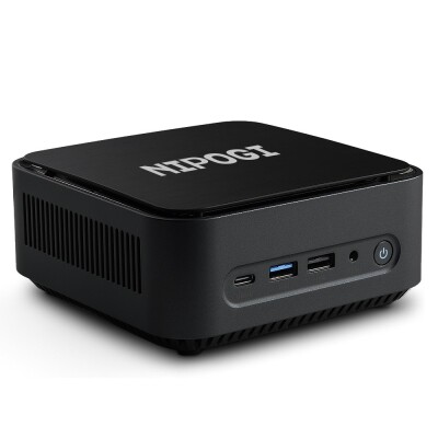 NiPoGi JK09-2 Intel N150 12.Nesil 32GB DDR4 Ram 1TB NVMe SSD HDMI/WiFi/BT WIN11 PRO Mini PC - 1