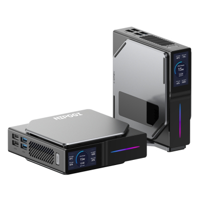 Nipogi S1-x1 N100 12.Nesil 32GB DDR4 512GB NVMe WiFi 6 BT 5.2 LCD Ekranlı WIN11 PRO Mini PC - 2