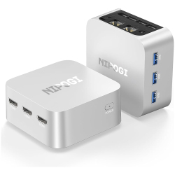 NiPoGi T8 PLUS N100 Intel Alder Lake 12.Nesil N100 16GB DDR5 512GB NVMe WiFi 5 BT 4.2 WIN11 Mini PC - 3
