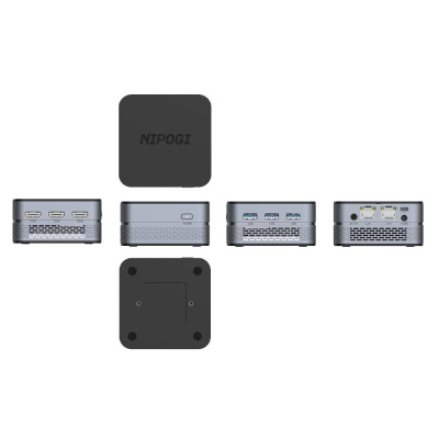 NiPoGi T9 PLUS Intel Alder Lake N100 12.Nesil 16GB DDR5 512GB NVMe HDMI WIFI5/BT4.2 WIN11 Mini PC - 4