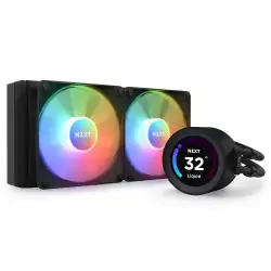 NZXT Kraken 240 Black RGB LCD Display 240 mm Intel(1700p)-AMD Uyumlu Sıvı Soğutucu - 1