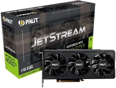 Palit RTX4060Ti Jetstream Nvidia GDDR6 128Bit 3x DP, HDMI Üç Fan 16GB Ekran Kartı - 1
