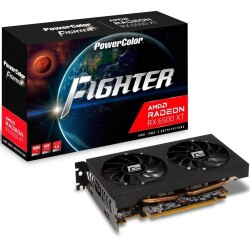 Powercolor Fighter RX6500XT OC Amd GDDR6 64Bit Hdmi.Display Çift Fan 4GB Ekran Kartı - 1