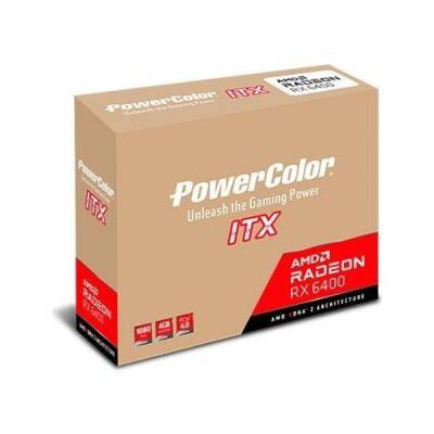 Powercolor ITX RX6400 Amd GDDR6 64Bit Dvi.Hdmi Çift Fan 4GB Ekran Kartı - 3
