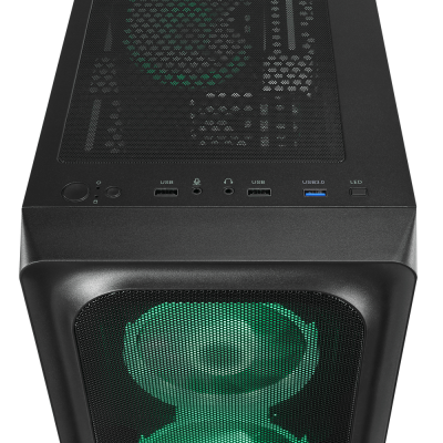 Rampage ARMOR V2 600W 80 Plus Bronze Temper Camlı 4*12cm RGB Fan Gaming Oyuncu Kasası - 3