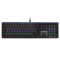 Rampage GRANITE PRO Rainbow Red Switch Low Profile Mekanik Gaming Klavye - 1