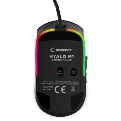 Rampage Hyalo M1 Siyah Değiştirilebilir 3 Kapaklı RGB 12000 DPI Gaming Oyuncu Mouse - 3