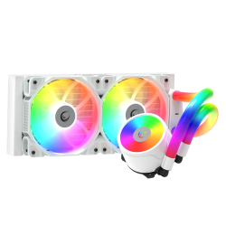 Rampage ICEBLADE C6 72CFM 240MM Intel Amd AM5/1700p ARGB Beyaz Sıvı Soğutucu - Rampage