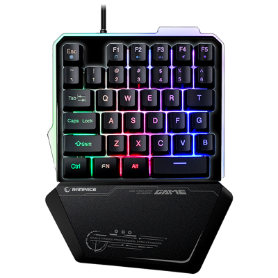 Rampage KB-R24 X-MINI RGB Zemin Aydınlatmalı Metal - 1