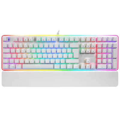 Rampage KB-R96 ULTIMATE Beyaz Optical Switch RGB Gaming Mekanik Klavye - 1