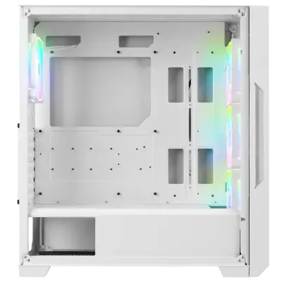Rampage RADIANT V1 WHITE 2* USB3.0 Temperli 4*ARGB Fan+Hub E-ATX Exclusive Gaming Kasa - 3